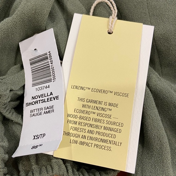 Wilfred - Novella Shortsleeve Blouse - Bitter Sage - Size XS - Picture 3 of 6